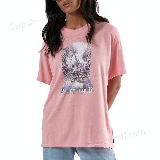 The Best Choice Afends Our World Womens Short Sleeve T-Shirt - The Best Choice Afends Our World Womens Short Sleeve T-Shirt