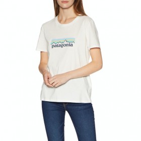 The Best Choice Patagonia Pastel P-6 Logo Organic Crew Womens Short Sleeve T-Shirt