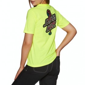 The Best Choice Santa Cruz Glowmingo Womens Short Sleeve T-Shirt