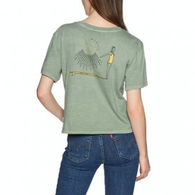 The Best Choice O'Neill Longboard Backprint Womens Short Sleeve T-Shirt