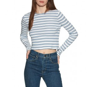 The Best Choice Brixton Lily Crop Knit Womens Long Sleeve T-Shirt
