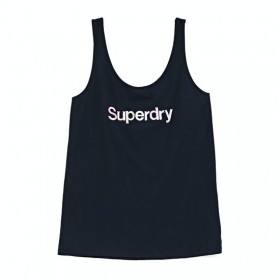 The Best Choice Superdry Swiss Logo Embroidered Classic Womens Tank Vest