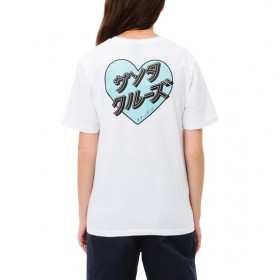 The Best Choice Santa Cruz Japanese Heart Womens Short Sleeve T-Shirt