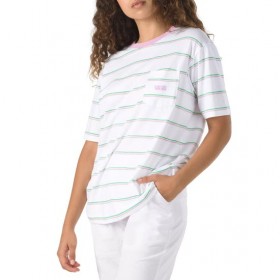 The Best Choice Vans Mini Stripe Pocket Womens Short Sleeve T-Shirt