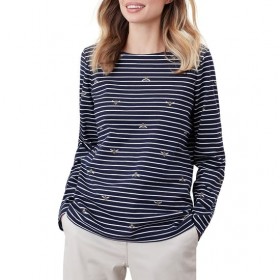 The Best Choice Joules Harbour Print Womens Long Sleeve T-Shirt