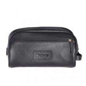 The Best Choice Barbour Leather Wash Bag