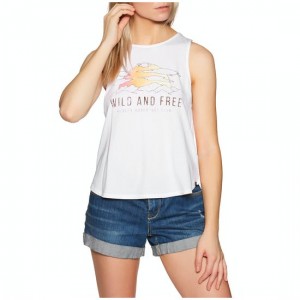 The Best Choice Hurley Wild And Free Flouncy Womens Tank Vest