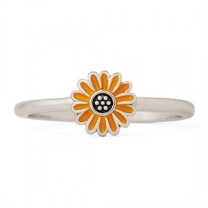 The Best Choice Pura Vida Enamel Sunflower Womens Ring