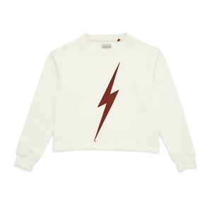 The Best Choice Lightning Bolt Forever Crew Womens Sweater