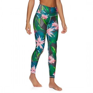 The Best Choice Planet Warrior Tropical Recycled Plastic Yoga Womens Active Leggings