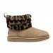 The Best Choice UGG Fluff Mini Quilted Leopard Womens Boots - 1