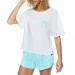 The Best Choice Hurley Quepos Flouncy Womens Short Sleeve T-Shirt - 2