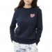 The Best Choice Santa Cruz Japanese Heart Crew Womens Sweater - 3