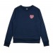 The Best Choice Santa Cruz Japanese Heart Crew Womens Sweater - 1