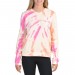 The Best Choice Hurley Allover Tie Dye Crew Womens Sweater