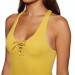 The Best Choice RVCA Solid Lace Front One Womens Swimsuit - 1